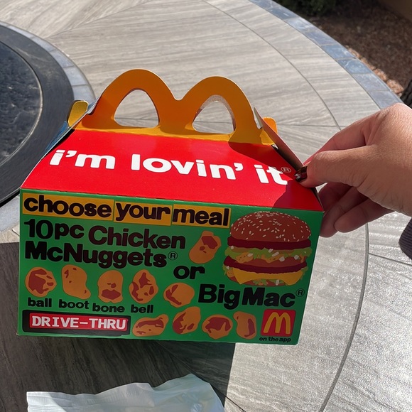 Cactus Plant Flea Market McDonalds Adult Happy Meal Box & Mystery Toy! Surprise! - Picture 7 of 13